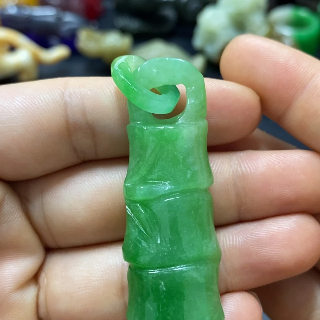 白玉菩提吊坠摆件