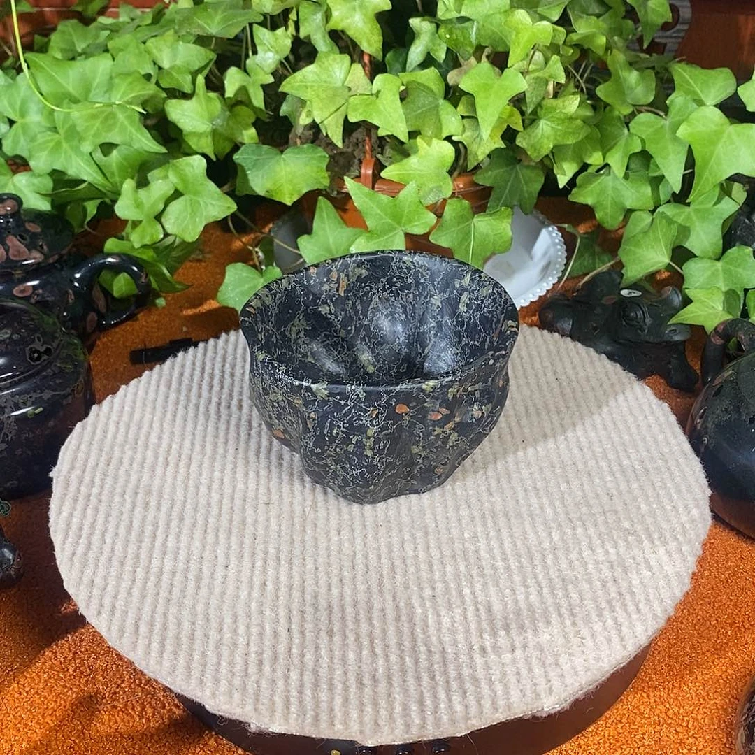 奢上奢梅花玉茶壶茶杯