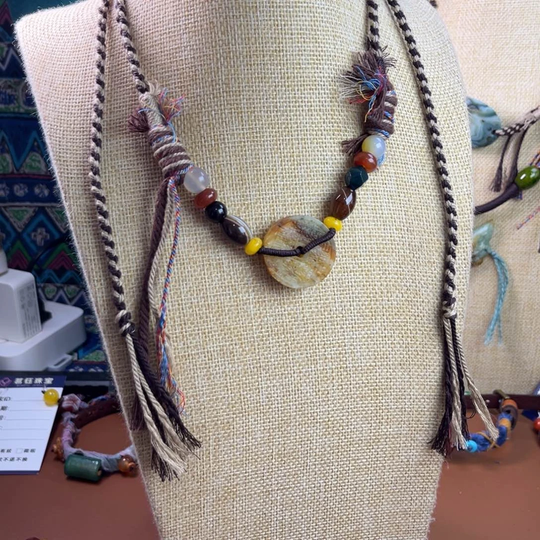 未镶嵌颈饰玛瑙/玉髓