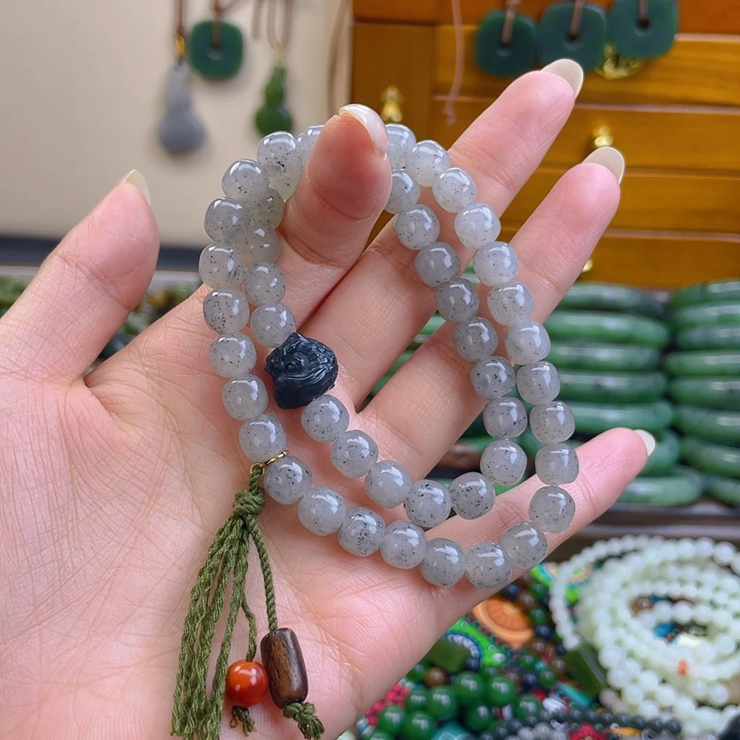 和田玉未镶嵌手链