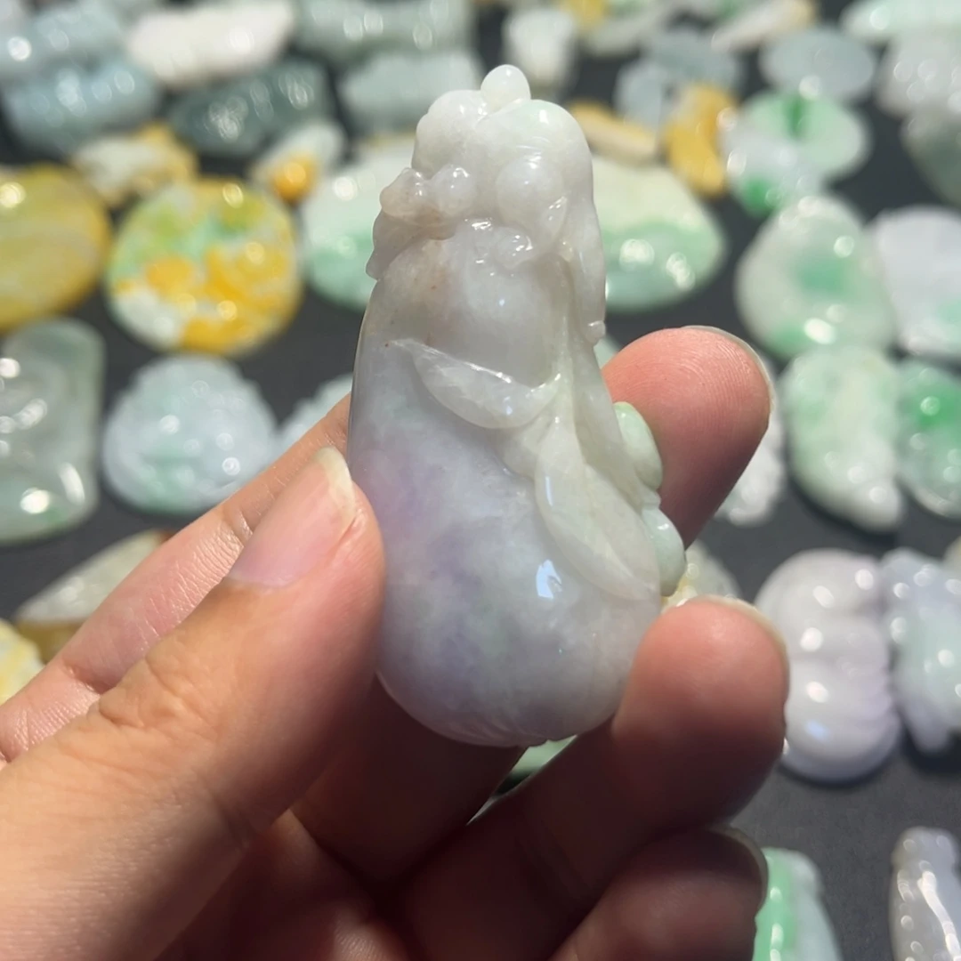 翡翠未镶嵌挂件654