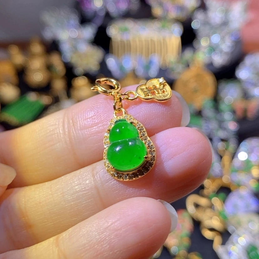【闪购商品】银S925镶嵌挂件翡翠