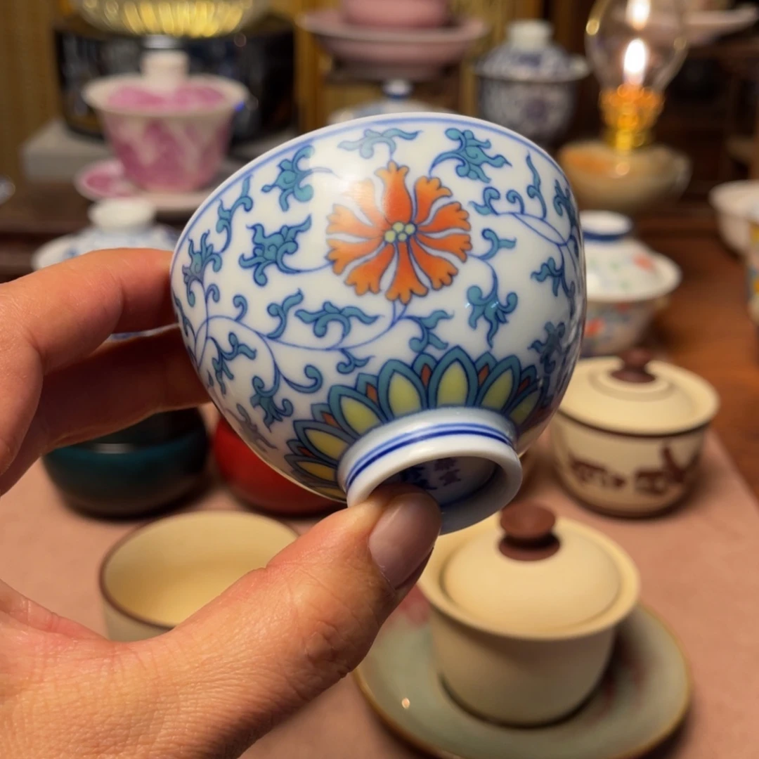 素铭品瓷釉下彩茶具01