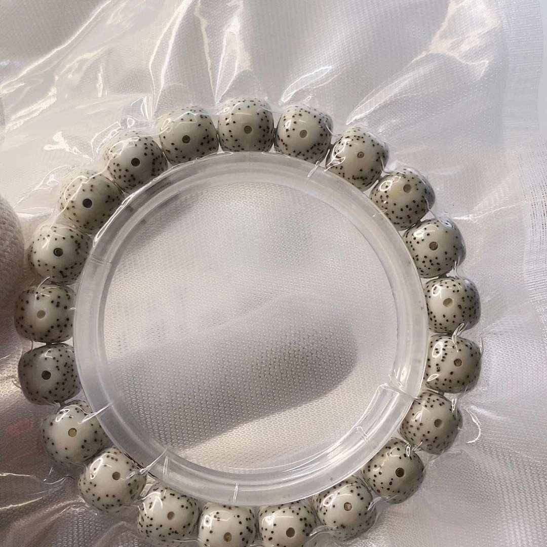 星月菩提吊坠原白大眼11*10单