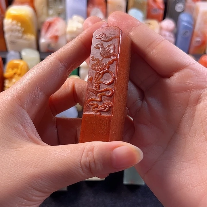 寿山石印石椒*手工定制2厘米
