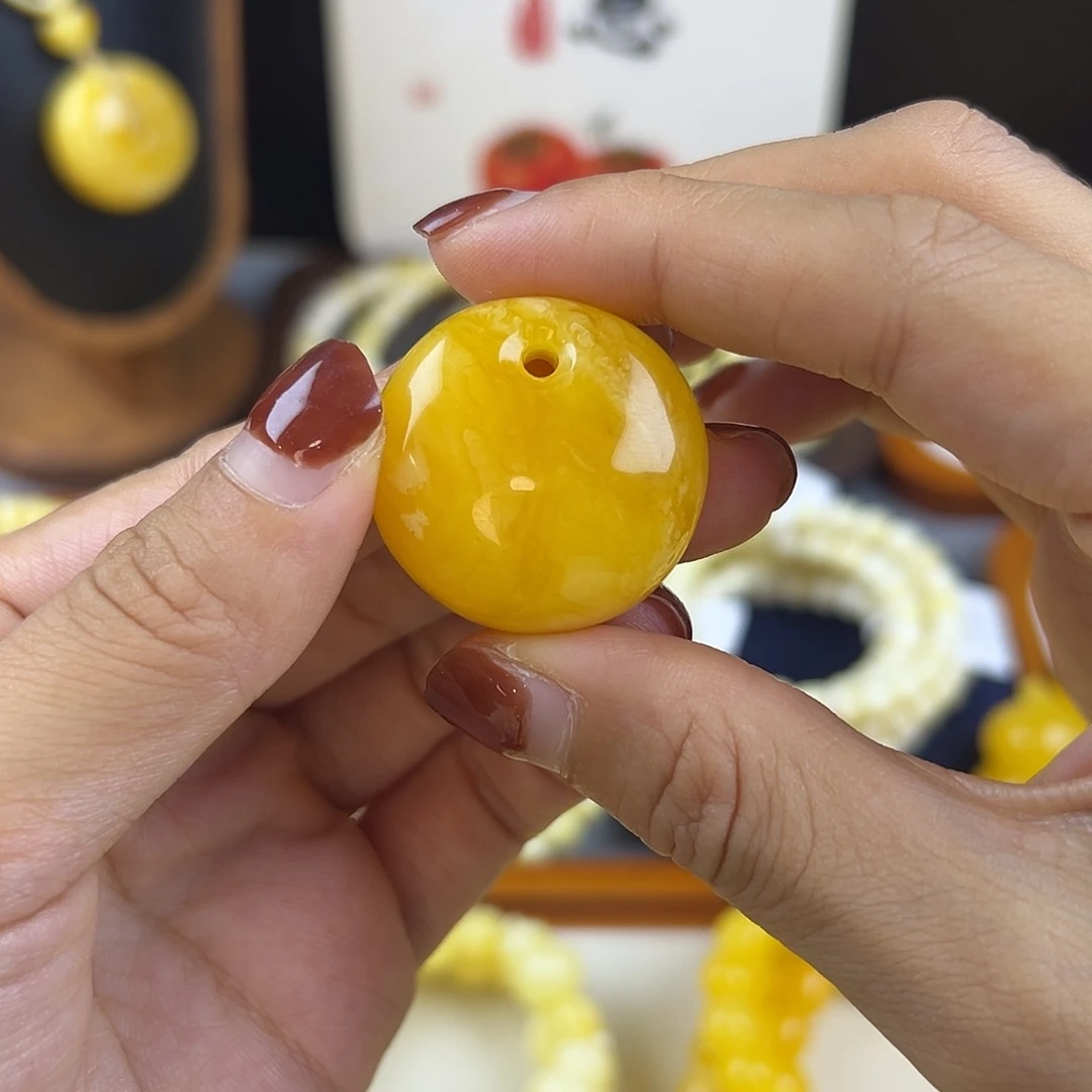 琥珀未镶嵌手链29mm 公主扣