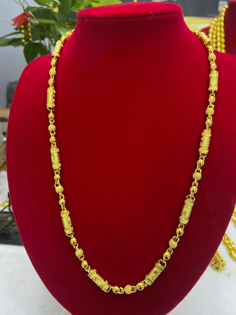 合金项链 合金项链【小圆柱项链】精致百搭时尚大气2025新款