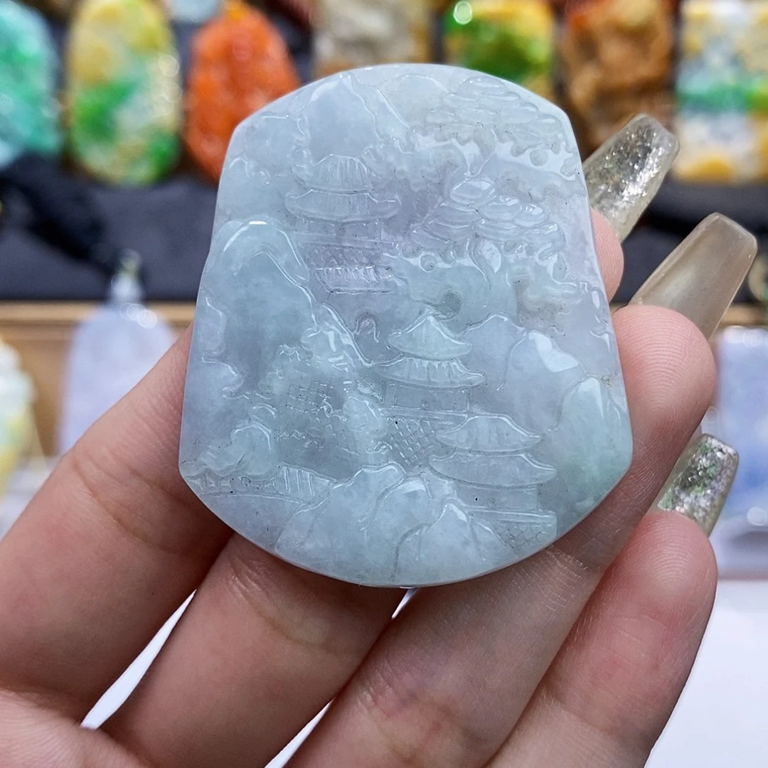 翡翠未镶嵌颈饰翡翠A货