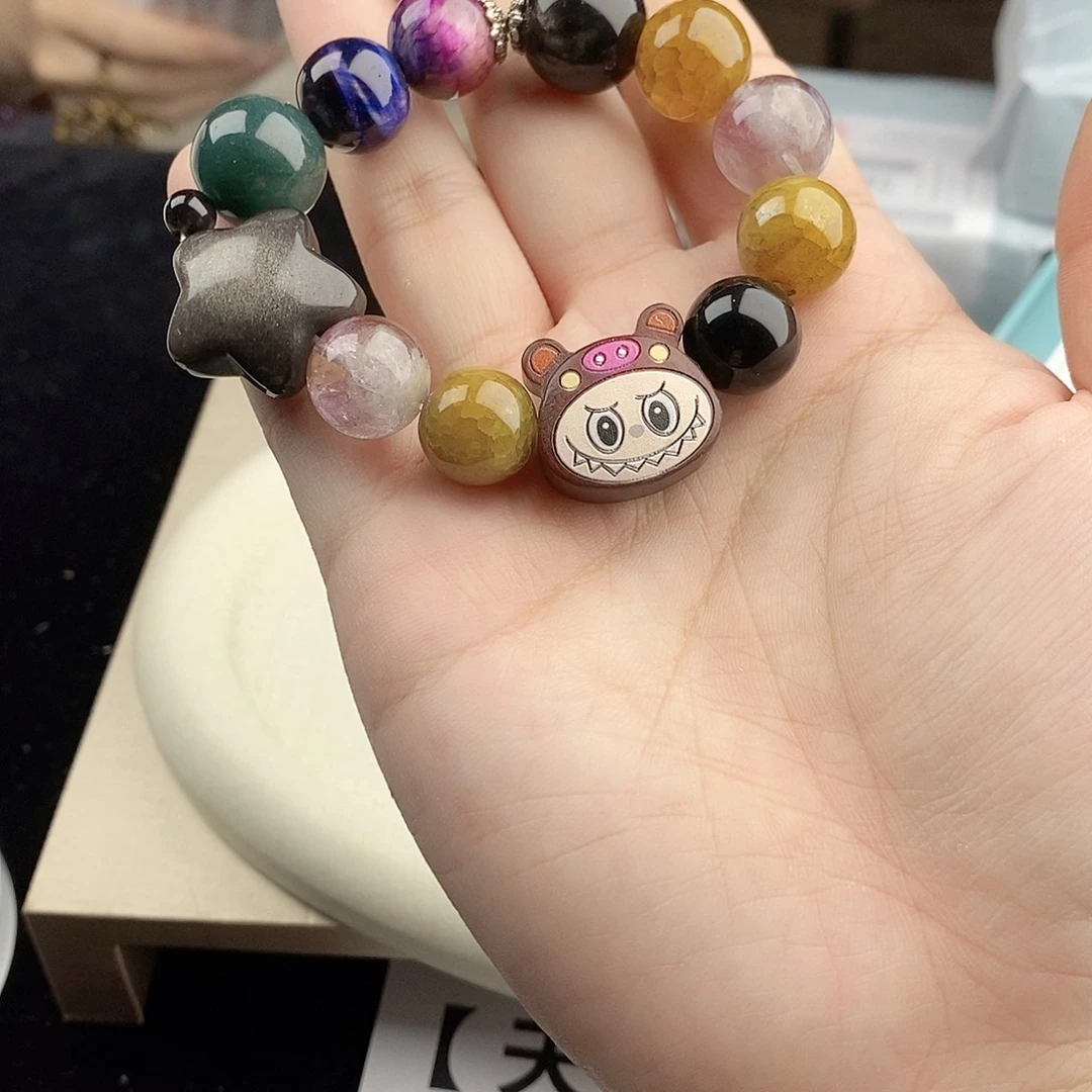 银S925镀金镶嵌手链水晶