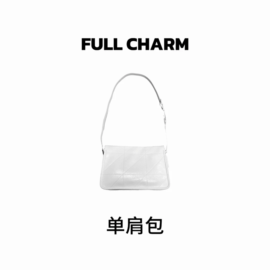 【E907】FULL CHARM-单肩包-百搭手提单肩斜挎包大容量通勤女包