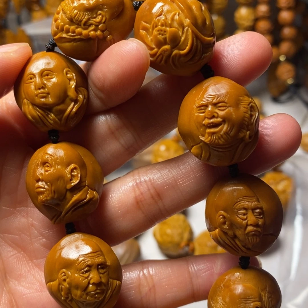 橄榄核手串/手链浮雕罗汉