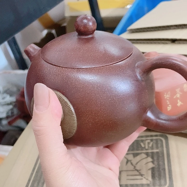 紫砂茶杯宜兴紫砂全手工制作