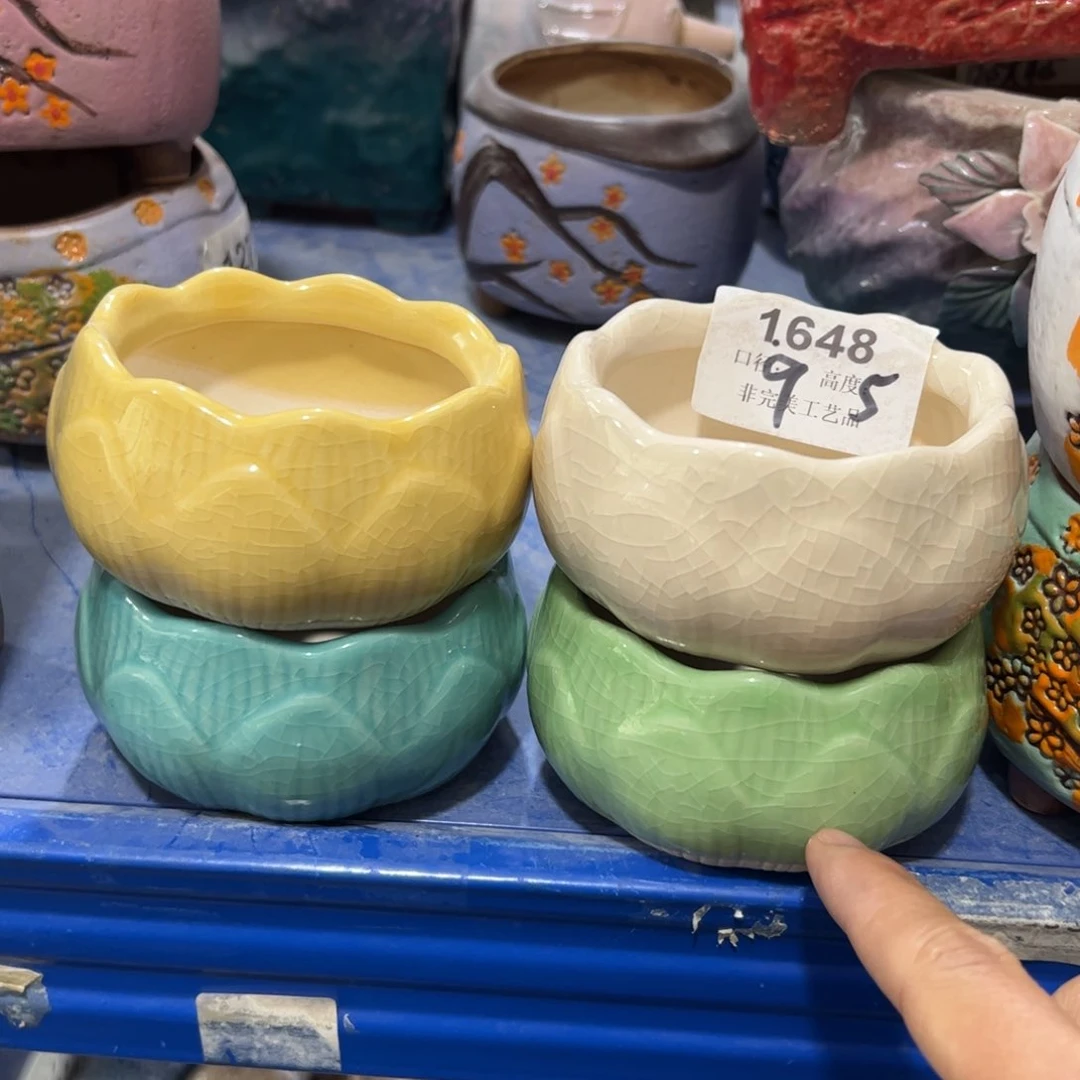 陶瓷陶瓷多肉花盆@@1648