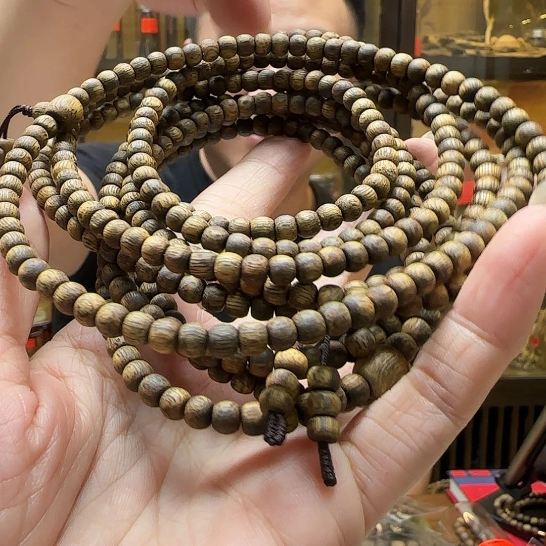 沉香手串6国香棋楠5mm168多圈随鼓珠11g+多样性发一串