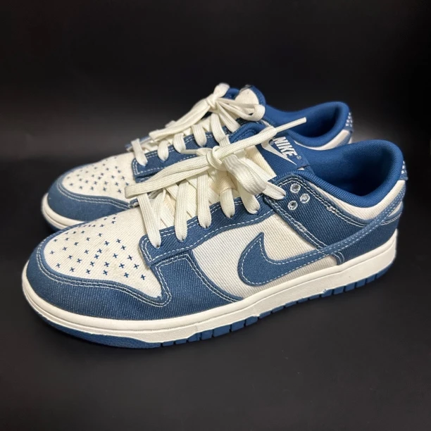 42.5码/95新/Nike dunk 白蓝 工业蓝 低帮板鞋