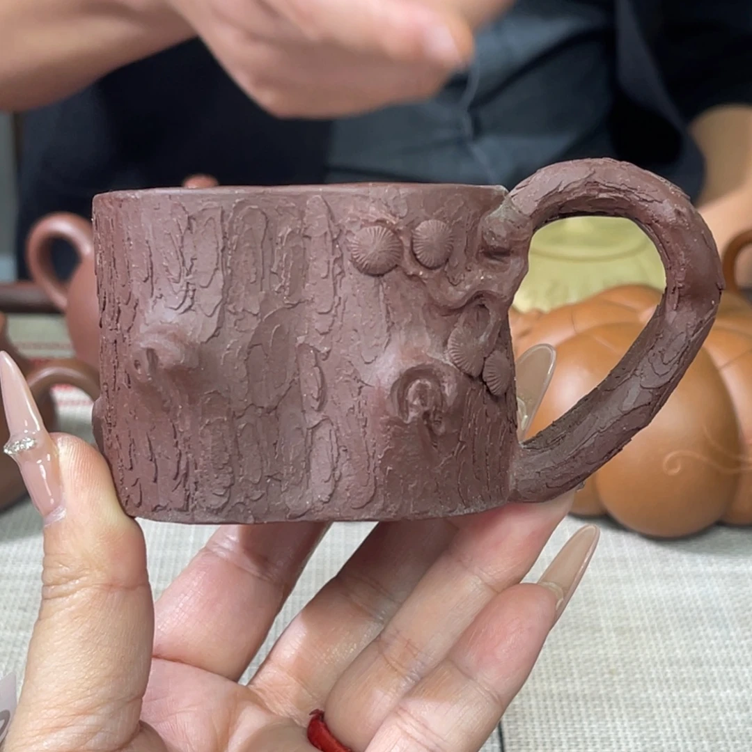 茶杯紫砂宜兴原矿紫砂精品手工