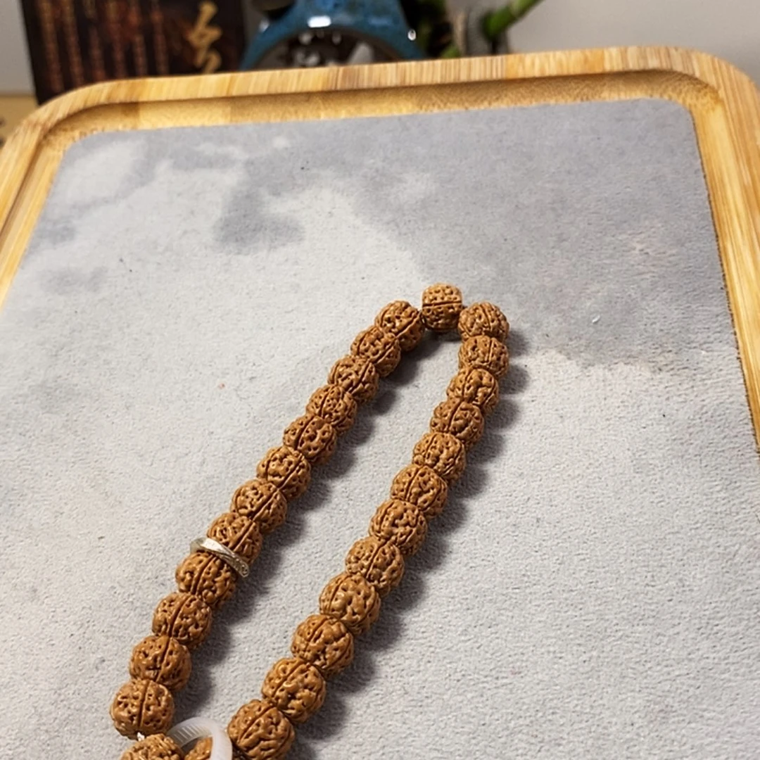 择***然金刚菩提手串玉龙9.7