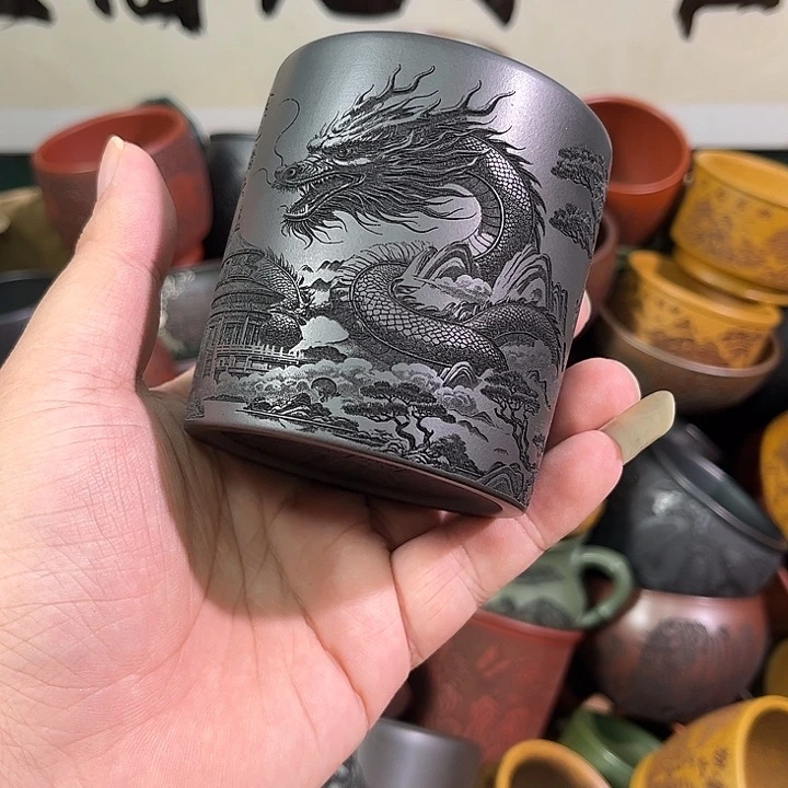 茶杯紫砂全手工紫砂主人杯