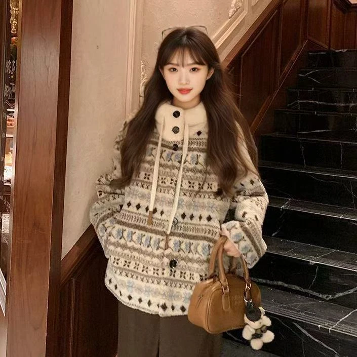 【年货款】女童冬装外套2025新款中长款女孩棉袄儿童冬季棉衣毛毛衣