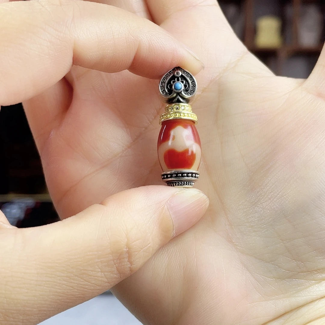奶***宝玛瑙/玉髓合金颈饰