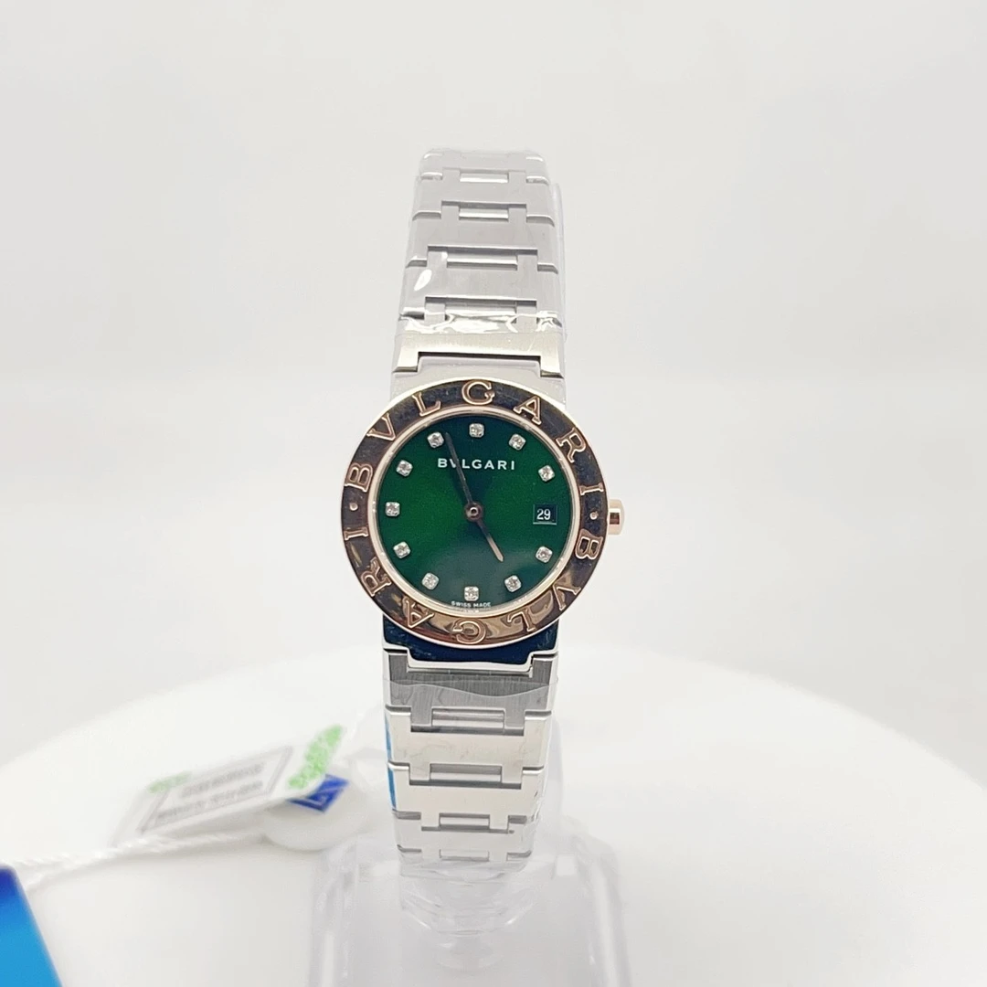 99新 BVLGARI/宝格丽 石英腕表 后钻26mm/公价56999/jm3372