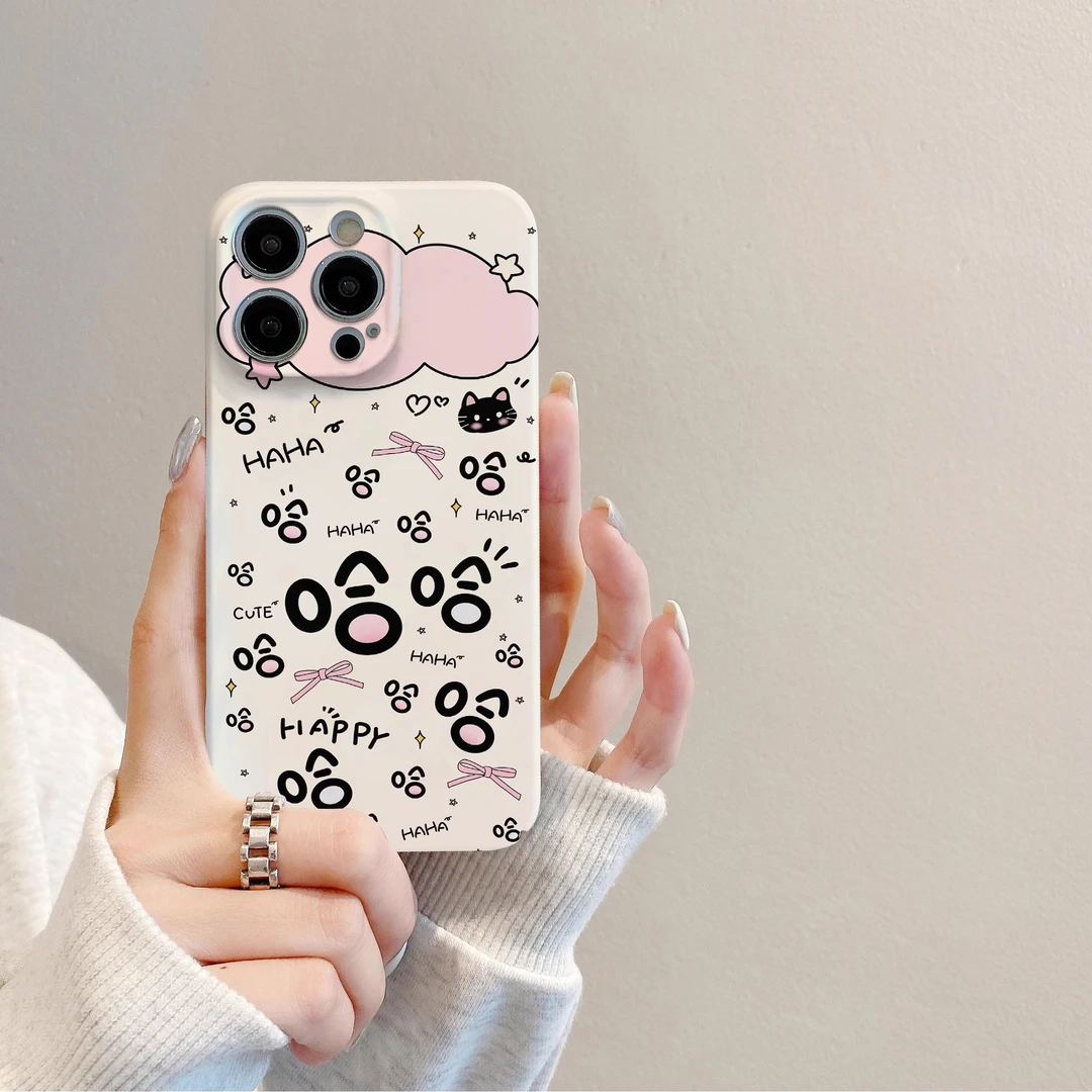 菲林软壳防摔哈哈蝴蝶结适用苹果16华为oppo小米15vivox200pro1加