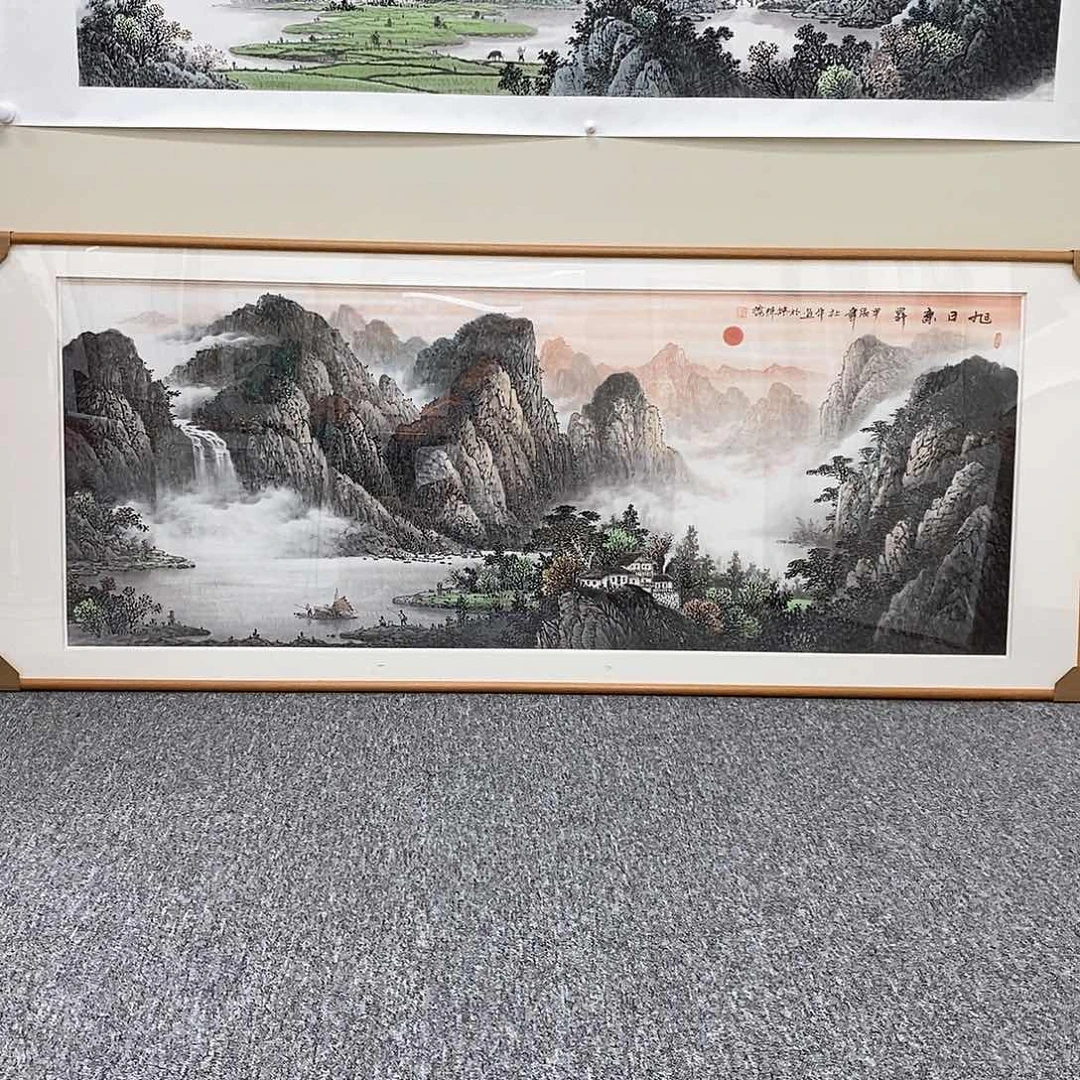 国画杜平小六尺精品带框发货
