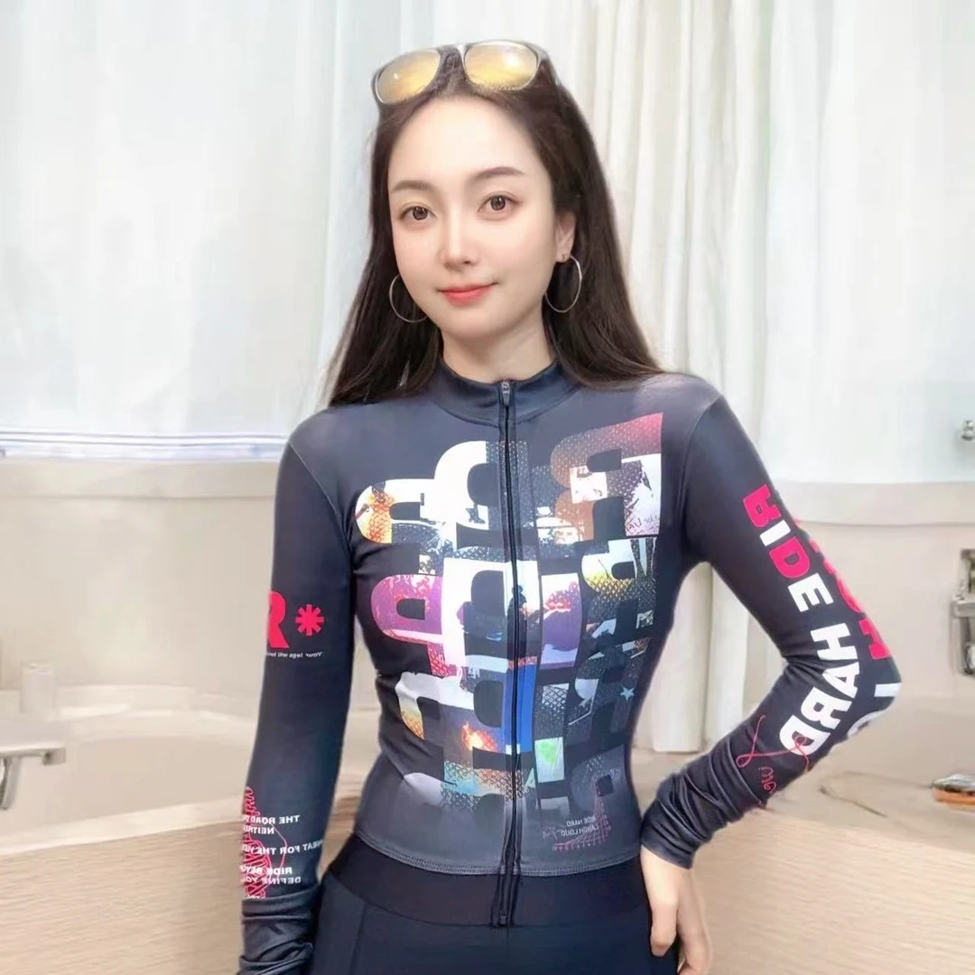 小F专属织带款骑行服薄款长袖自行车服