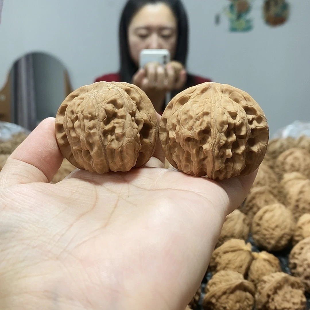 吊坠文玩核桃饕餮43
