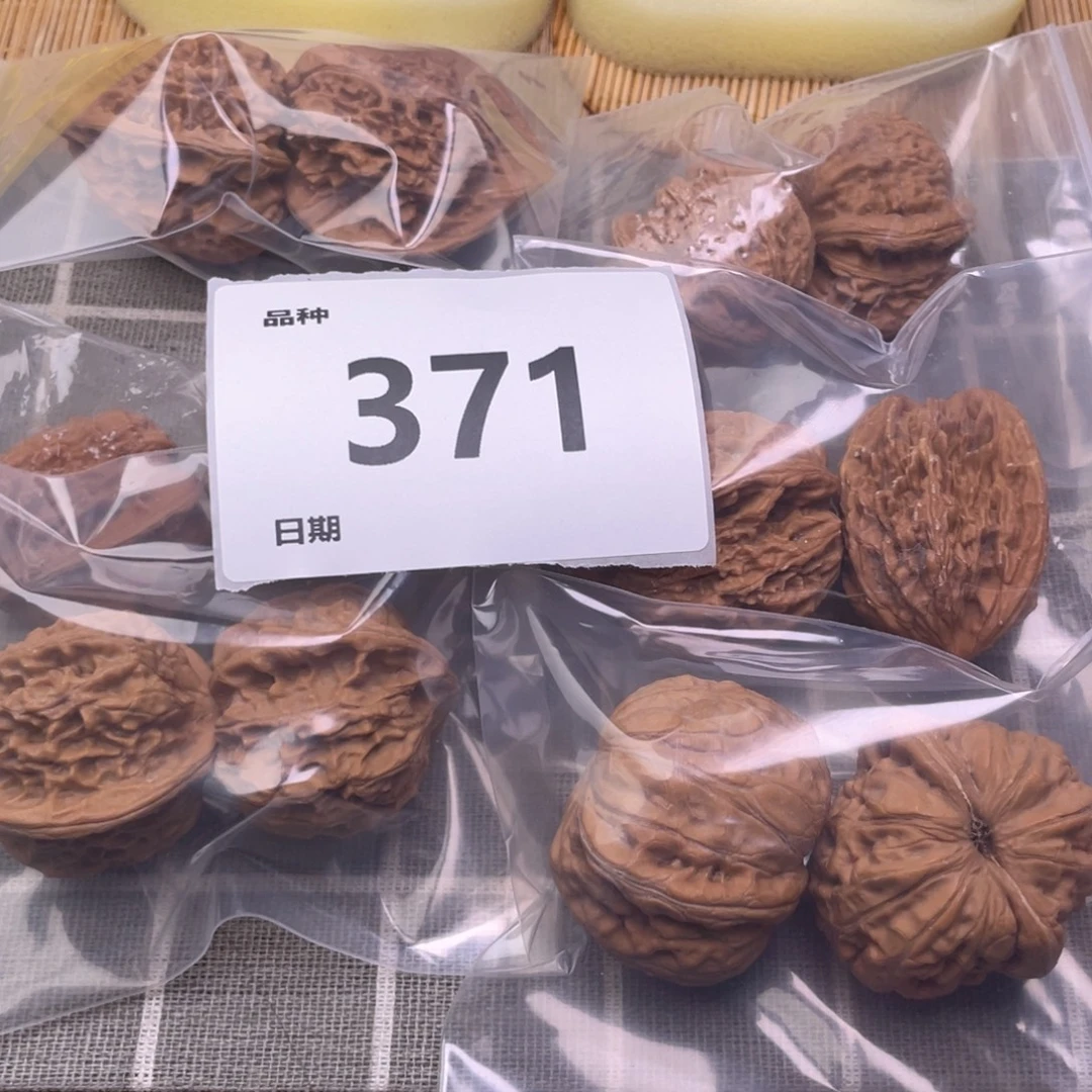 把件文玩核桃371号6对带练手元宝