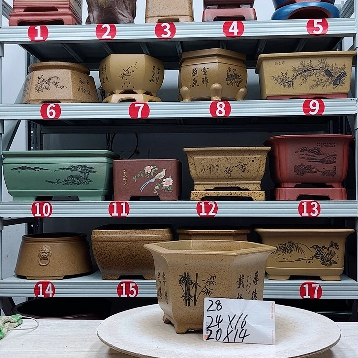 紫砂花盆紫砂花盆