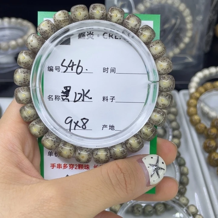 手串星月菩提S黑冰