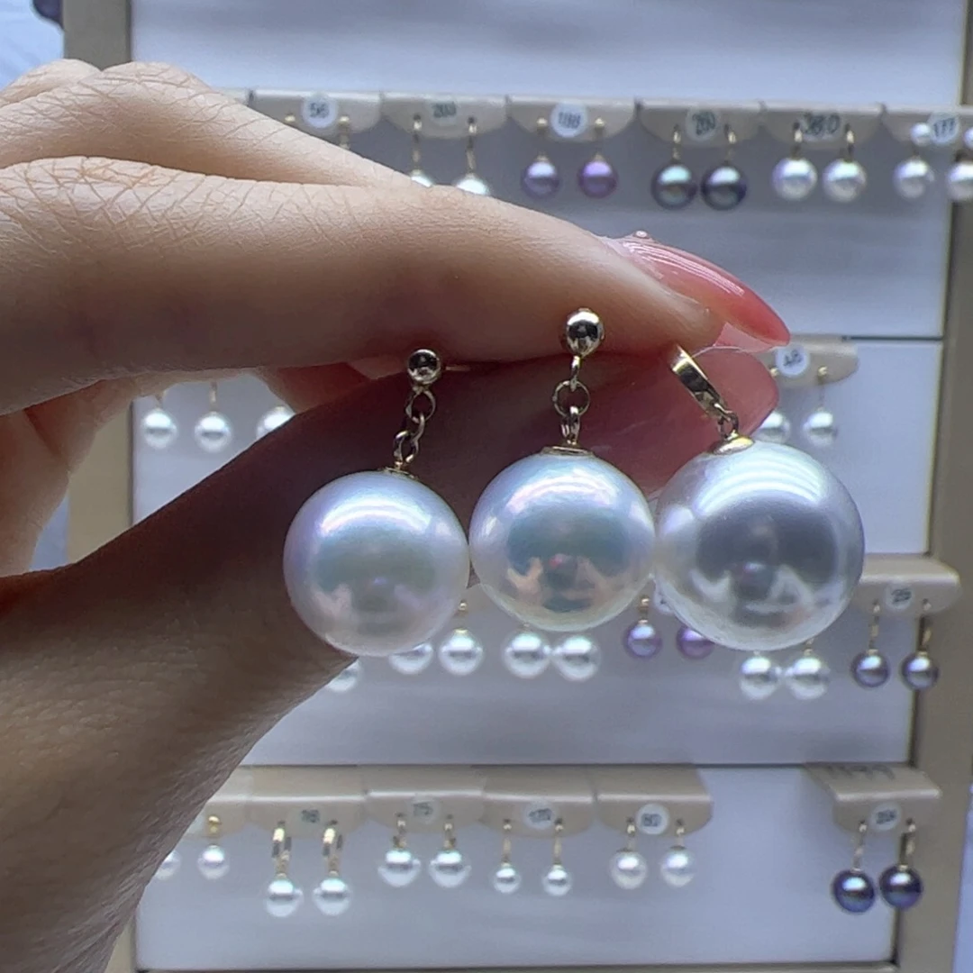 淡水珍珠18K金镶嵌颈饰