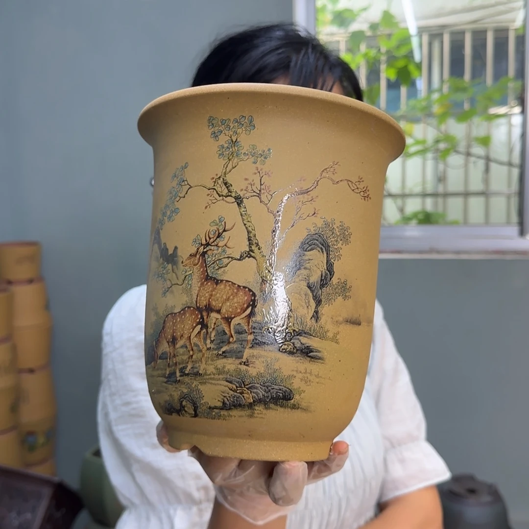 紫砂花盆紫砂口径18