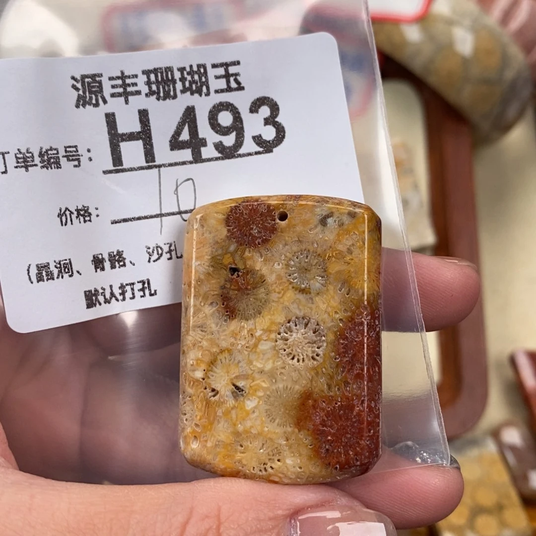 硅化玉颈饰未镶嵌A****王