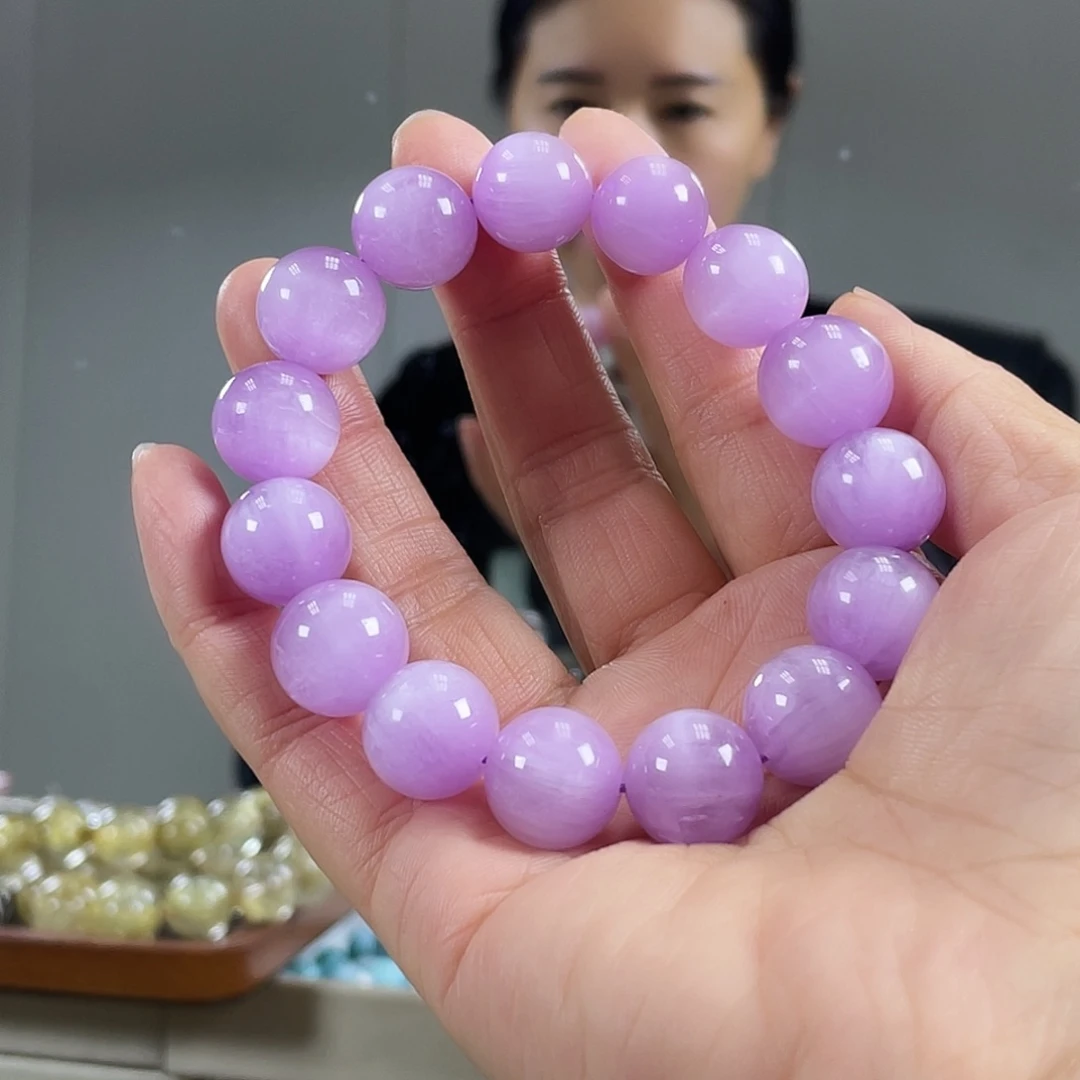手链锂辉石未镶嵌乐*紫锂辉
