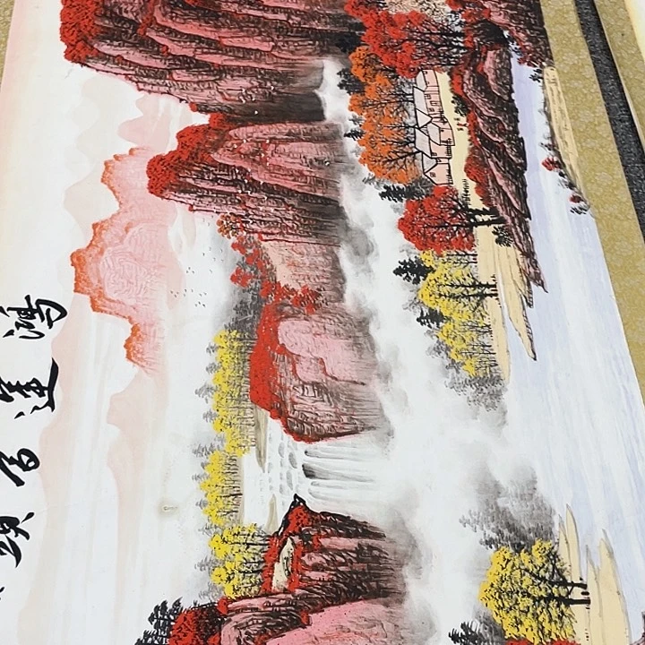 国画老师手笔手绘作品w