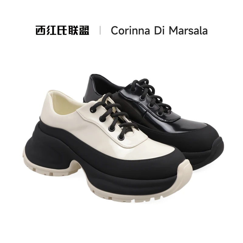 【西红氏联盟】时尚百搭设计师款休闲鞋跟高6.5cm半码拍大