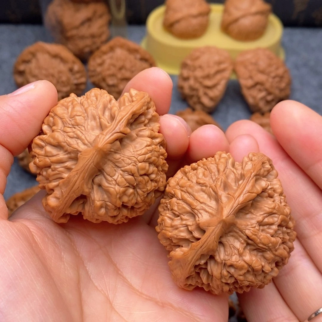 文玩核桃把件官帽49尺