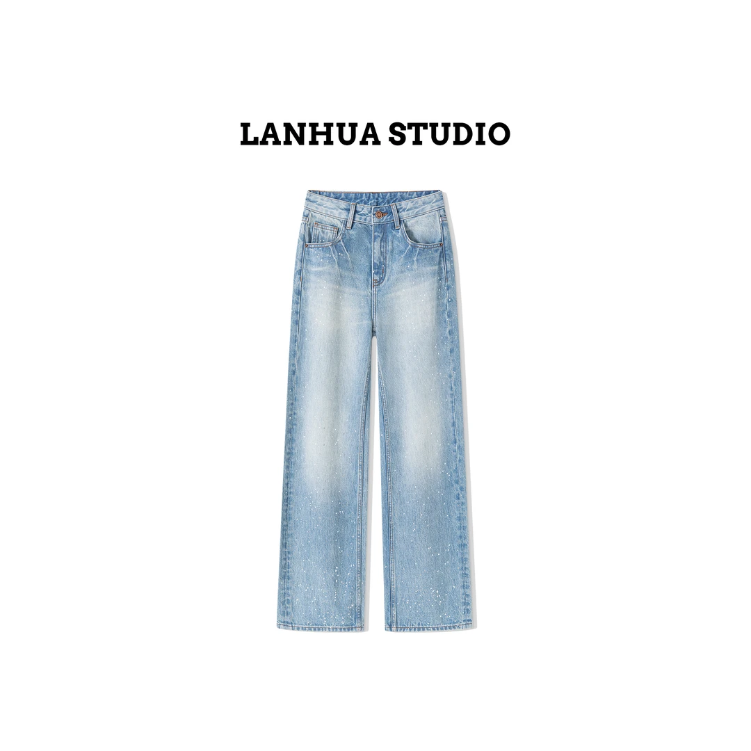 2025秋季新款【亚？山大】星灿Starcan  A3无弹窄版直筒牛仔裤8805