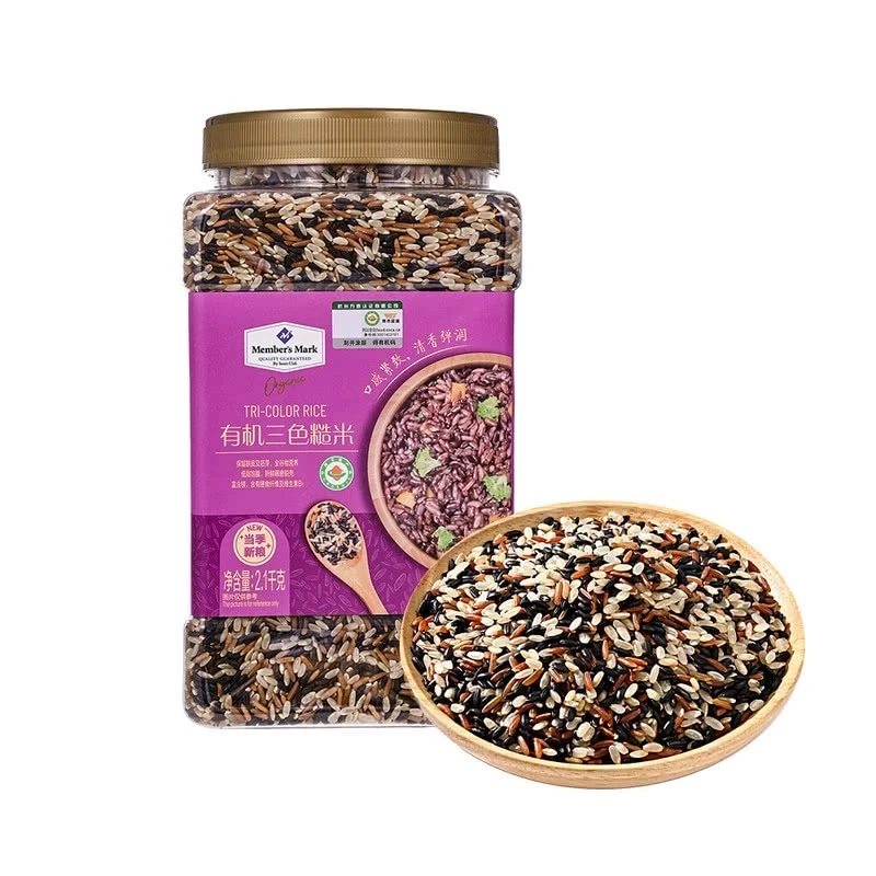 MM有机三色糙米2.1kg羊脂籽米【顺丰】杂粮杂粮米