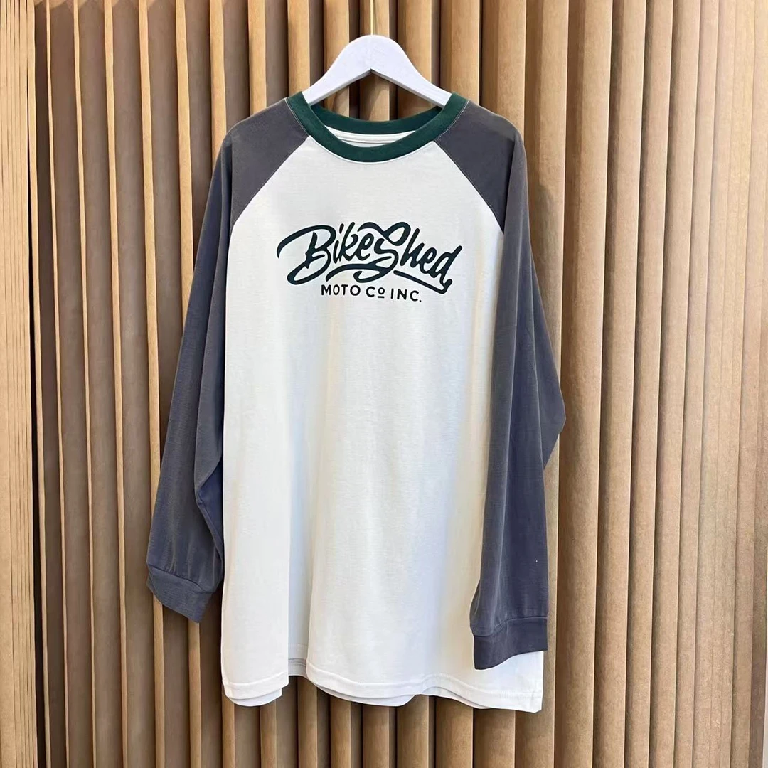 3139拼接宽松休闲T恤