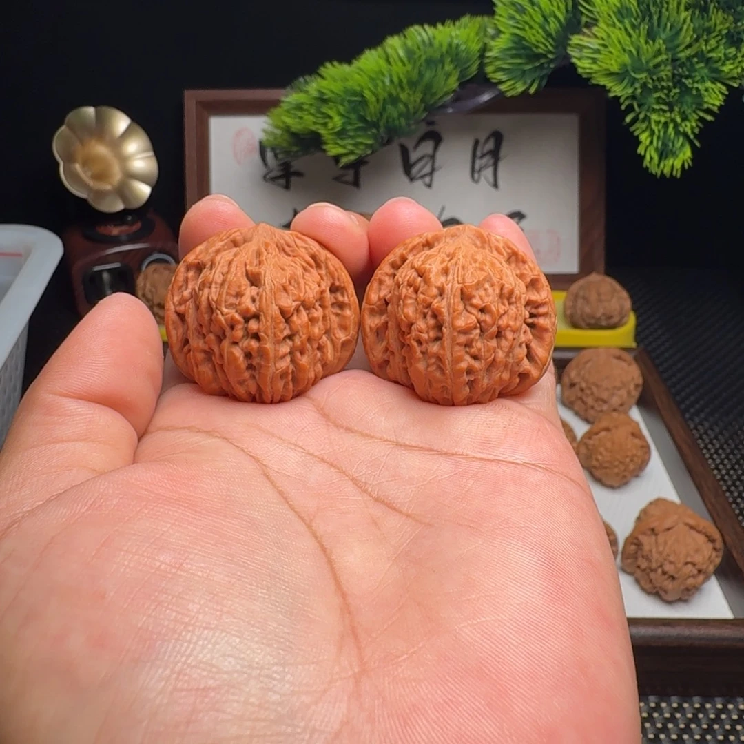 未***ฅ吊坠文玩核桃全品汉高楼35小手捻