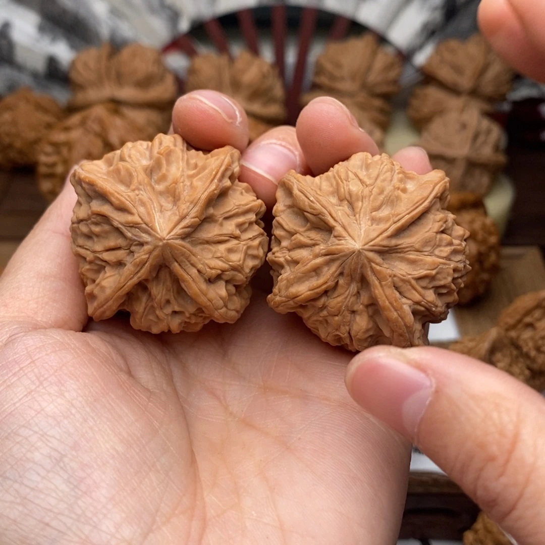 把件文玩核桃375号41玉玺四棱全