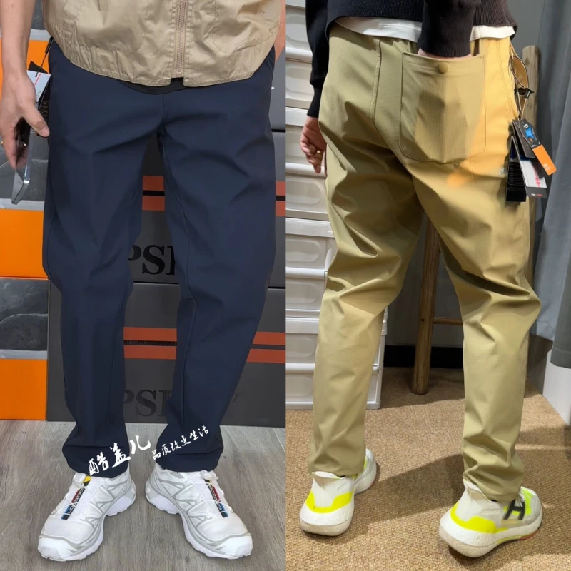 夏款/轰炸机裤子系列意式高端矩阵网格户外宽松百搭情侣休闲裤男