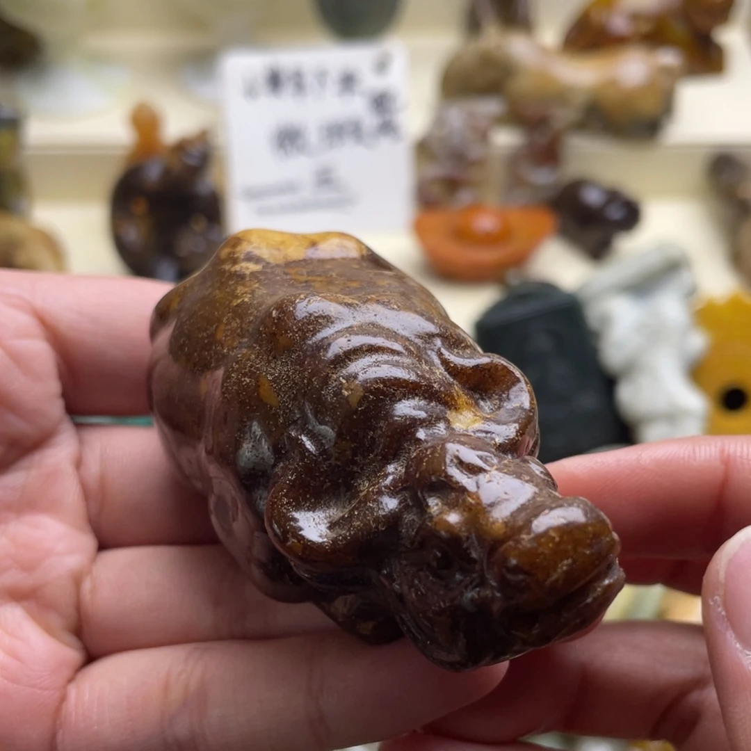 蛇纹石玉未镶嵌戒指