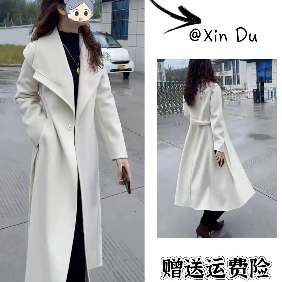 2025秋季新款时尚显瘦气质女士网红洋气风衣百搭款D23611