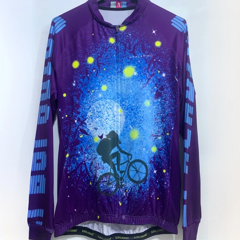 SQ 1887 【萤火虫专业版牛奶丝】骑行服高弹薄款女士男士长袖户外