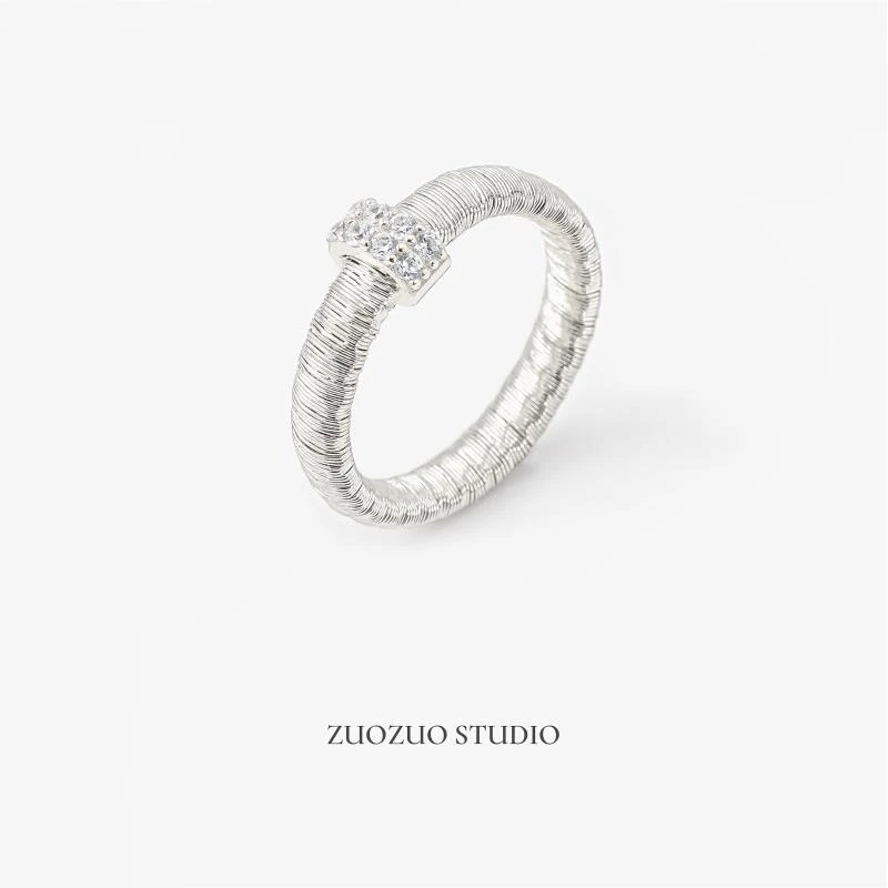 925银戒指 【弦线】轻奢弦线光影戒指小众高级感指环百搭气质