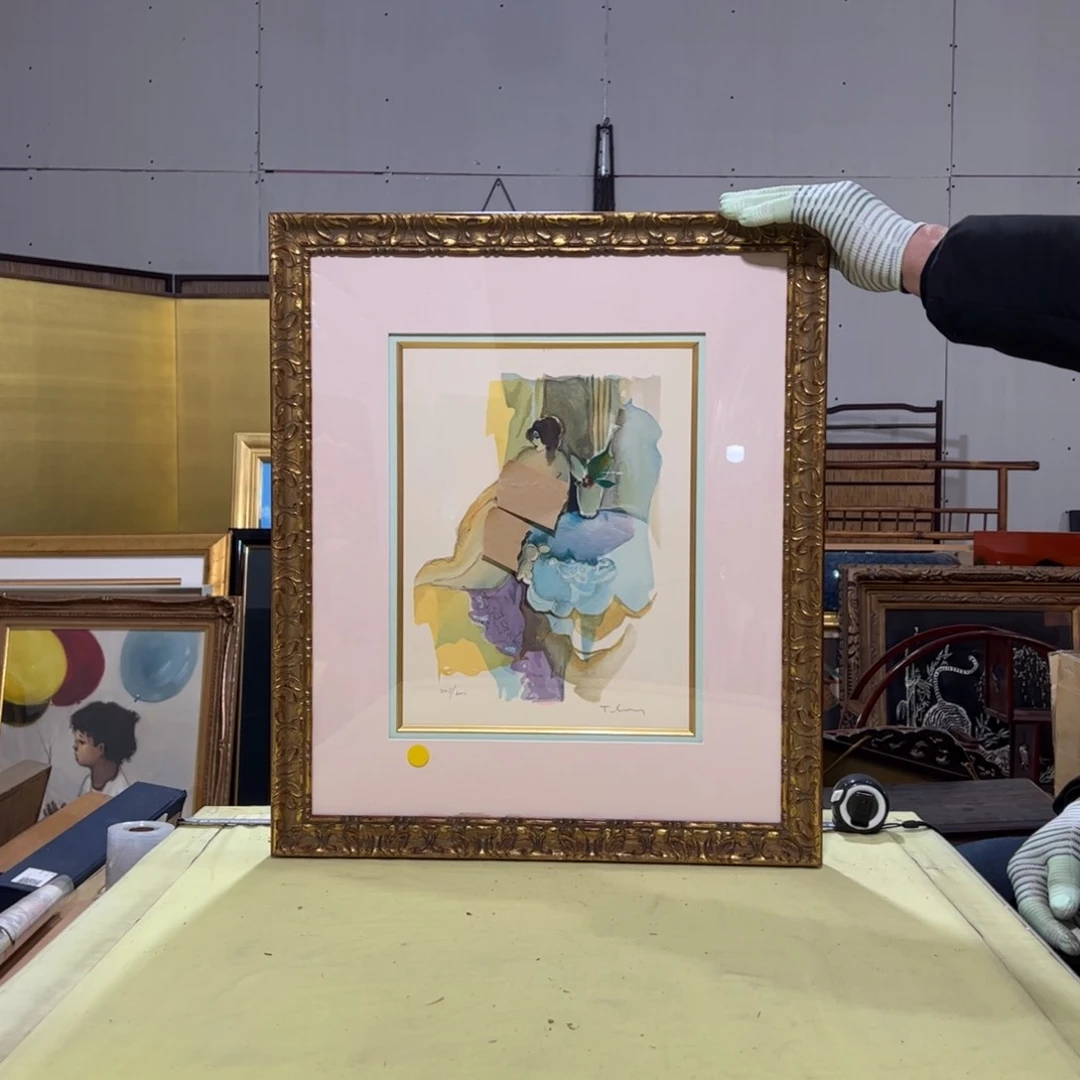 绘画·**·屏风框画油画版画水墨山水画